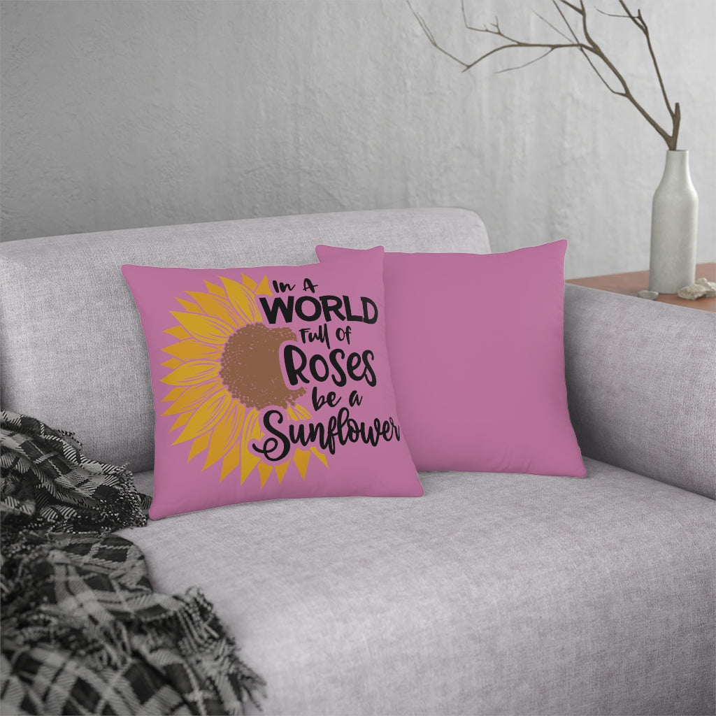 World of Roses Waterproof Pillows (Pink)