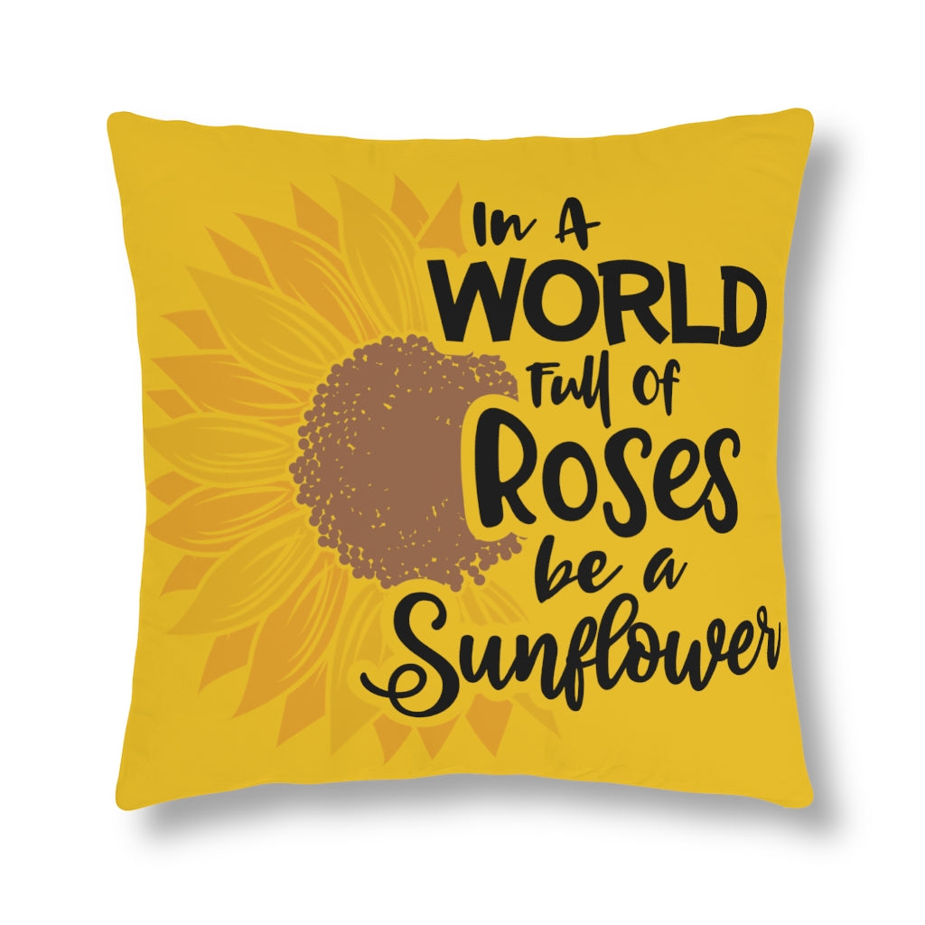 World of Roses Waterproof Pillows (Yellow)