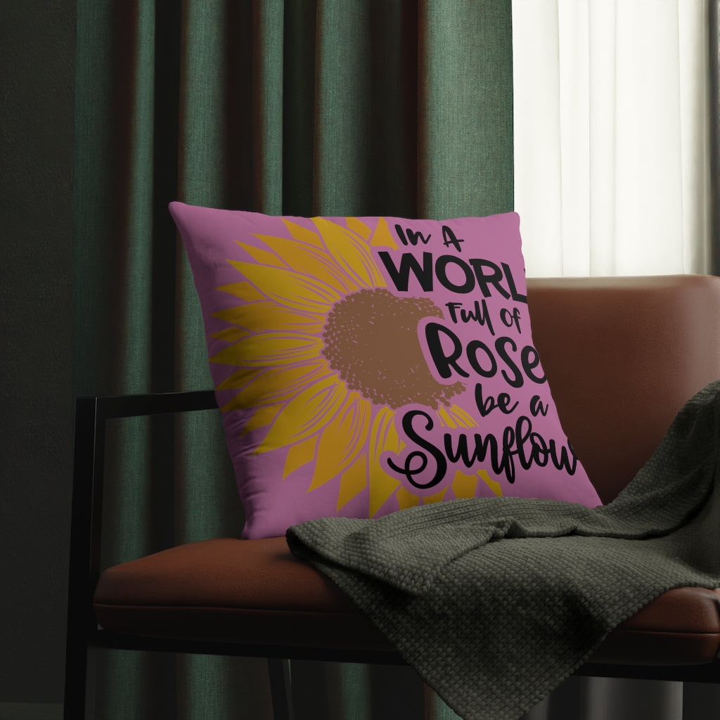 World of Roses Waterproof Pillows (Pink)