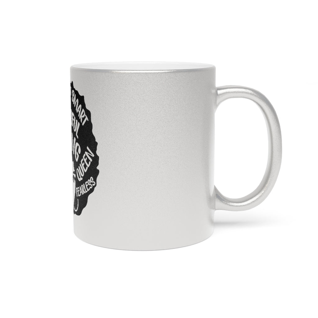Strong Woman Metallic Mug (Silver\Gold)
