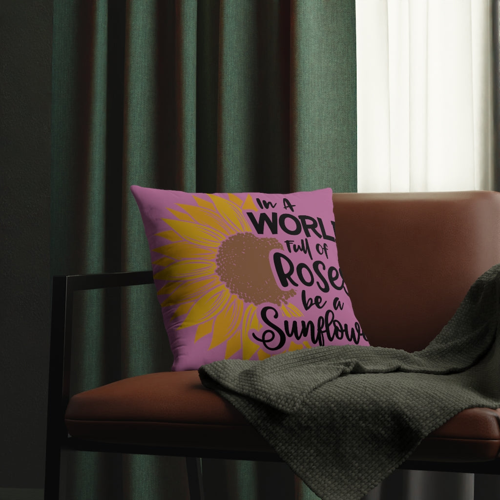 World of Roses Waterproof Pillows (Pink)