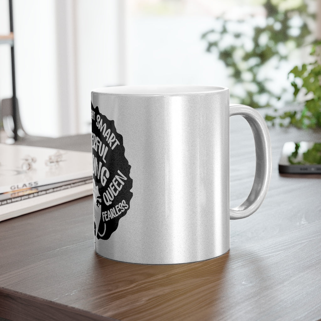 Strong Woman Metallic Mug (Silver\Gold)