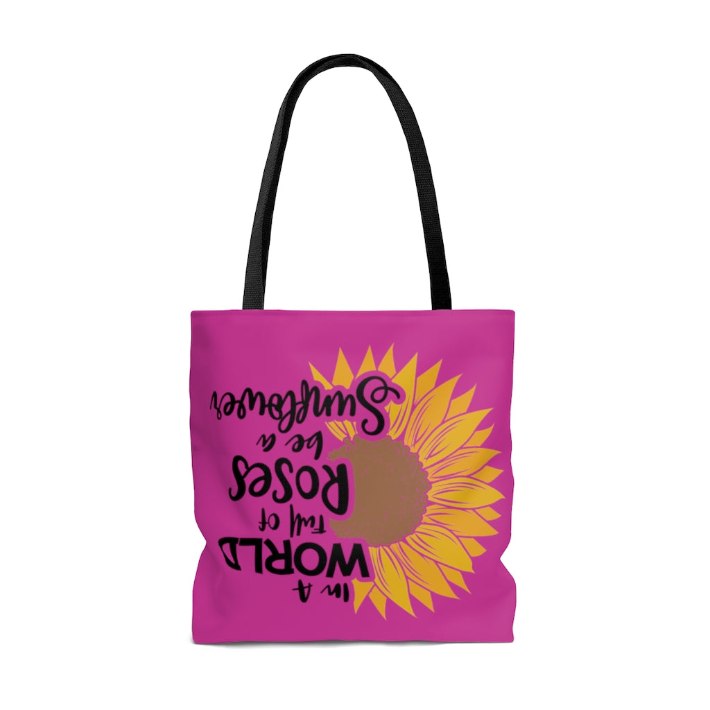 Be A Sunflower Tote Bag