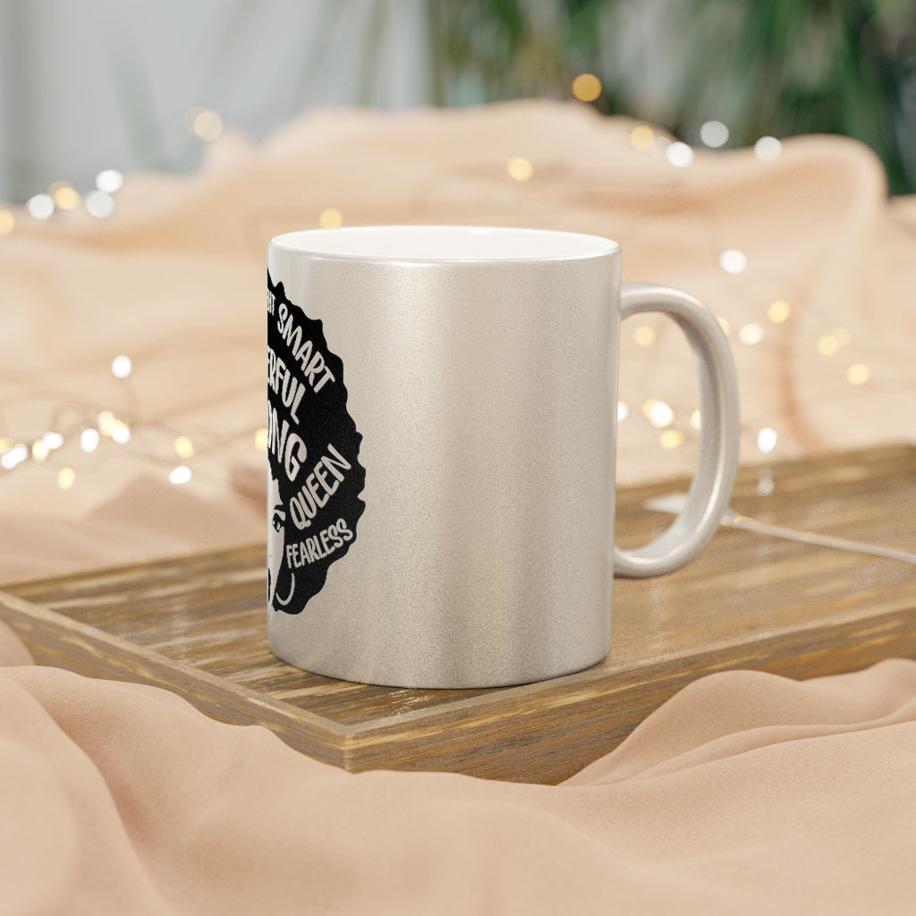Strong Woman Metallic Mug (Silver\Gold)