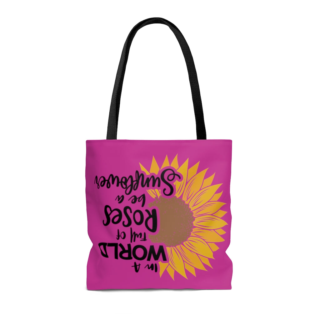 Be A Sunflower Tote Bag