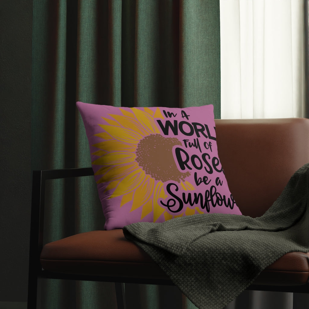 World of Roses Waterproof Pillows (Pink)