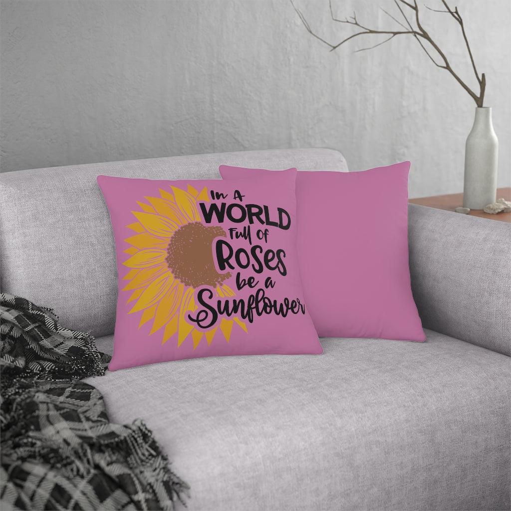 World of Roses Waterproof Pillows (Pink)