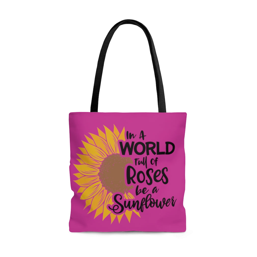 Be A Sunflower Tote Bag