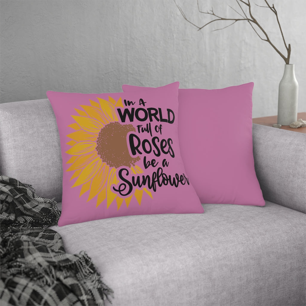 World of Roses Waterproof Pillows (Pink)