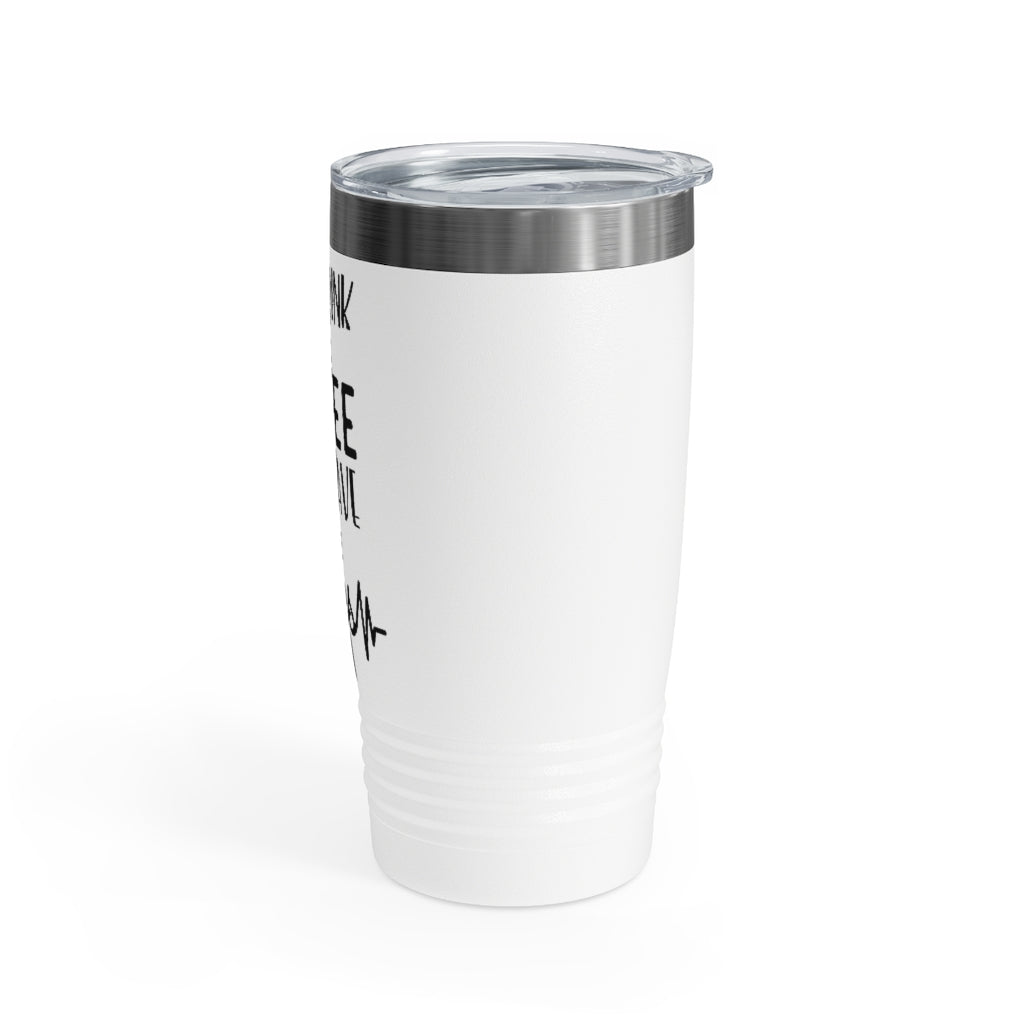 First Coffee Ringneck Tumbler, 20oz