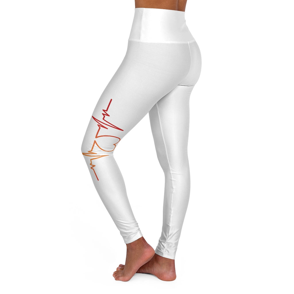 Nurse Heart High Waisted Yoga Leggings