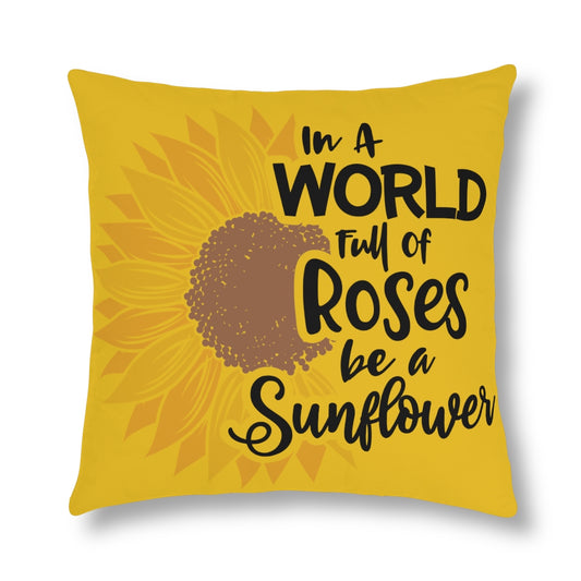 World of Roses Waterproof Pillows (Yellow)