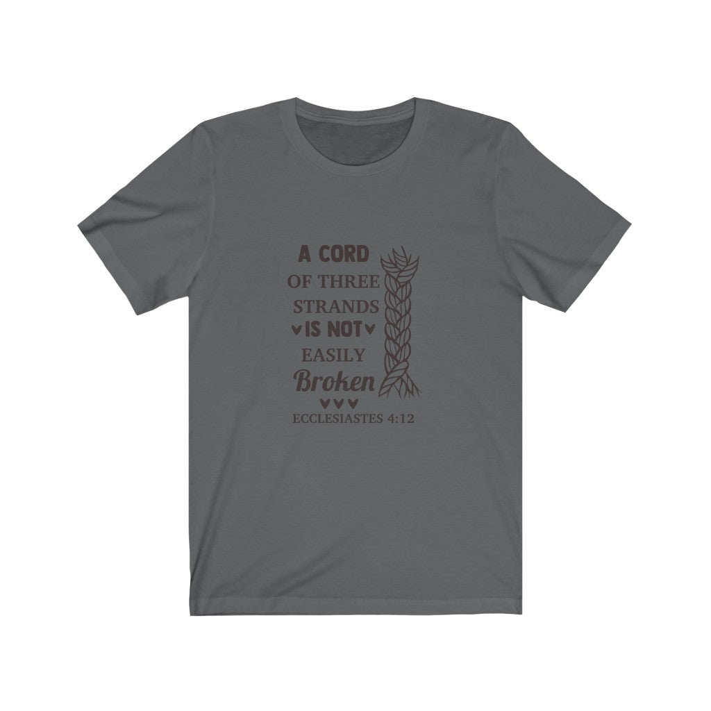 Ecclesiastes 4:12 Short Sleeve Tee