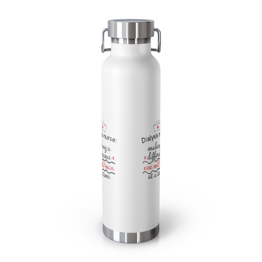 Dialysis Nurse 22oz Vacuum Insulated Bottle