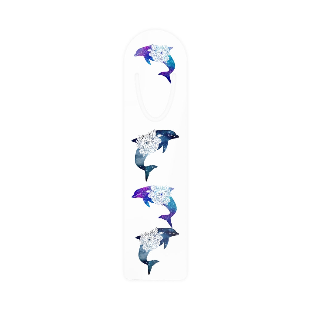 Dolphin Bookmark White