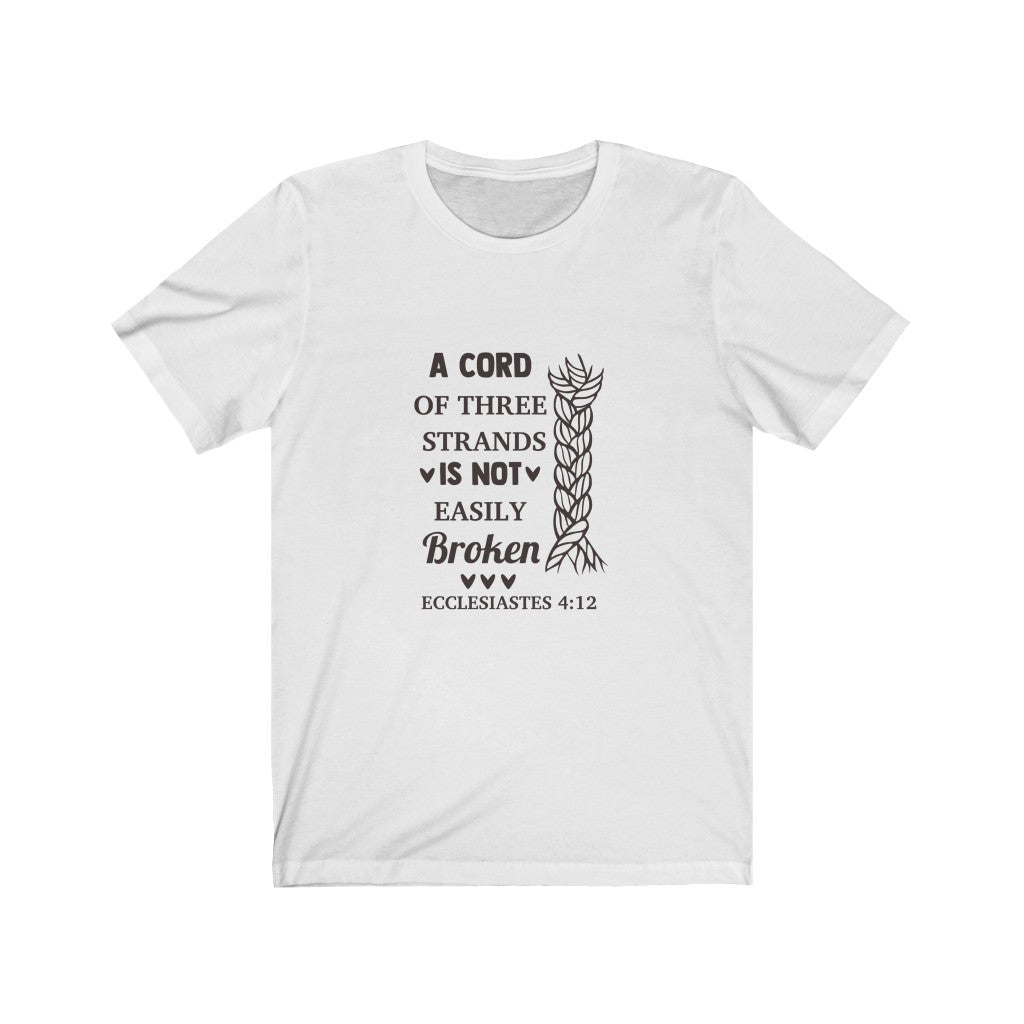 Ecclesiastes 4:12 Short Sleeve Tee