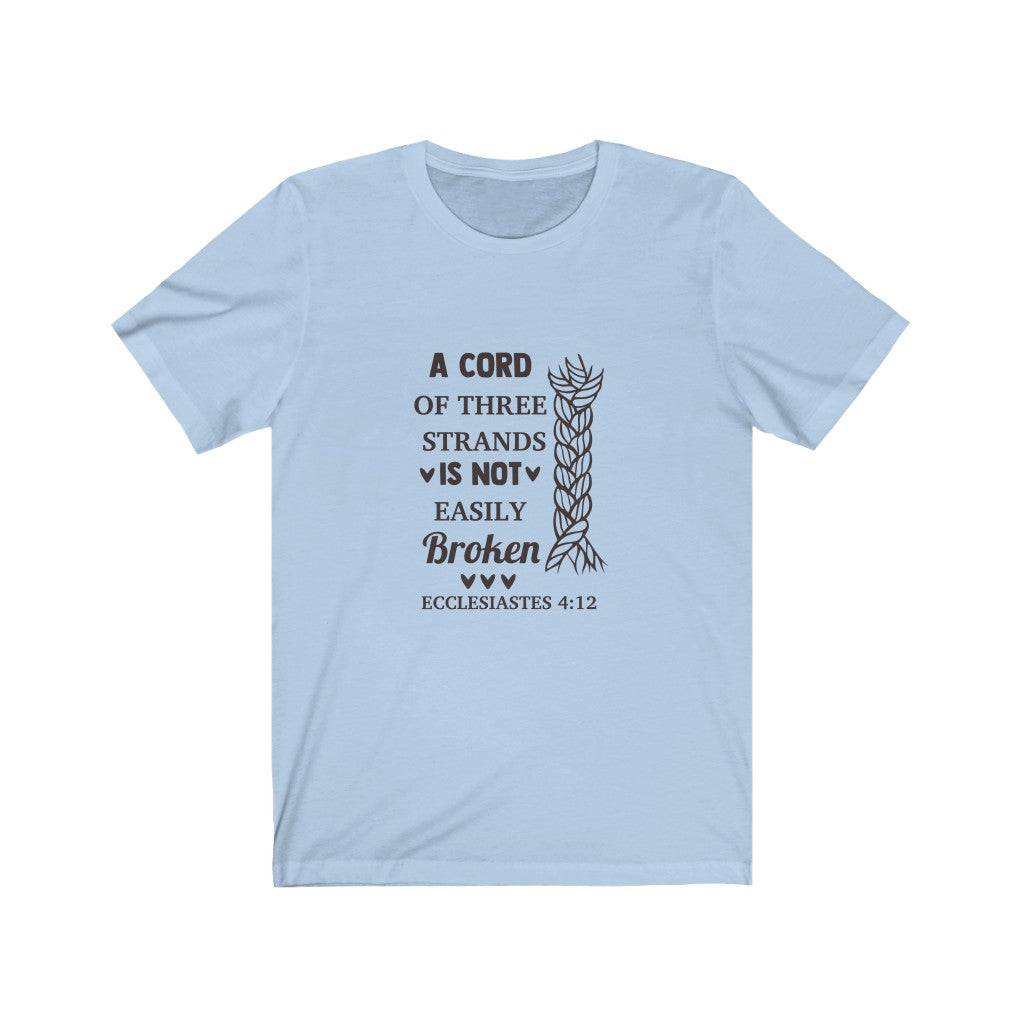 Ecclesiastes 4:12 Short Sleeve Tee