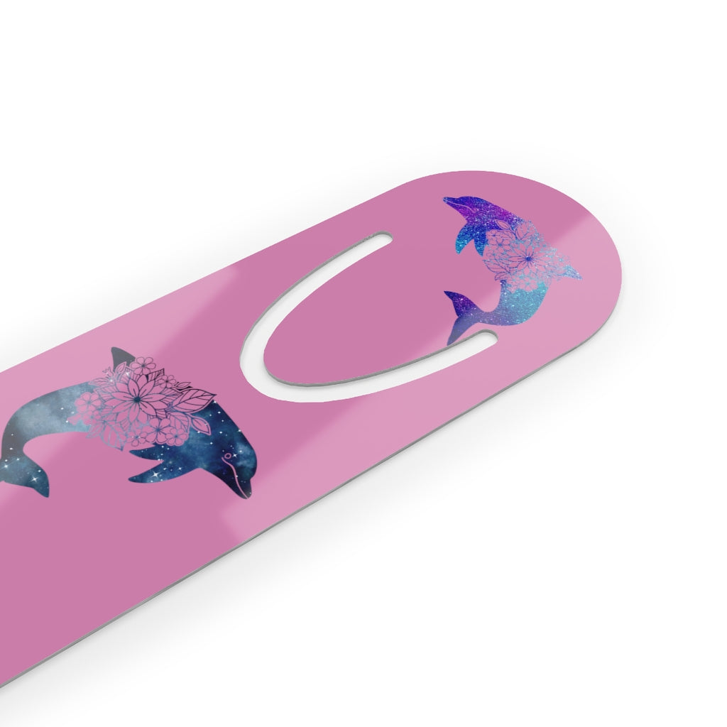 Dolphin Bookmark Pink