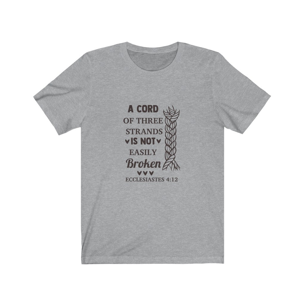 Ecclesiastes 4:12 Short Sleeve Tee