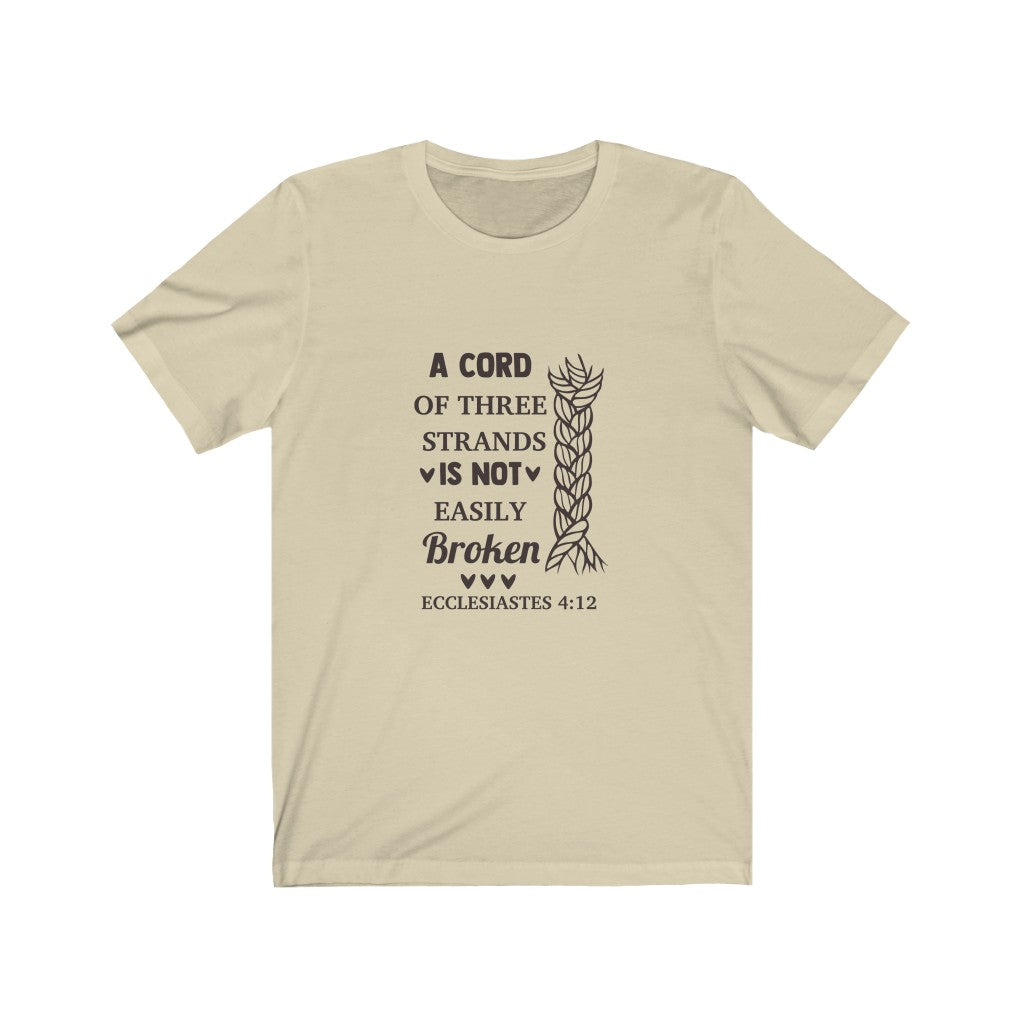 Ecclesiastes 4:12 Short Sleeve Tee