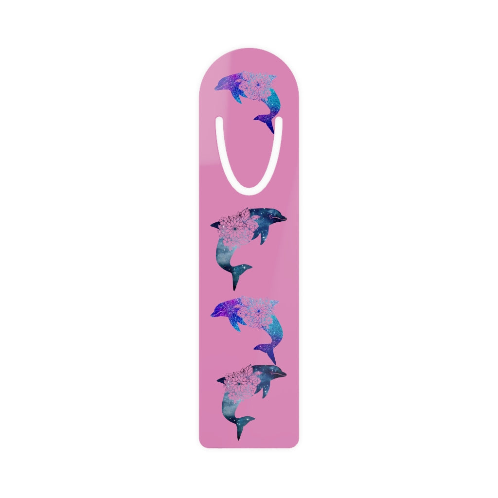 Dolphin Bookmark Pink