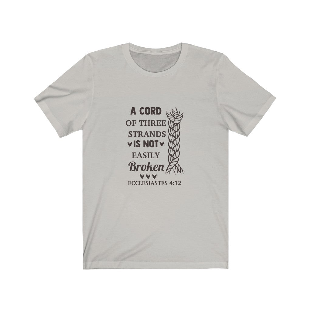 Ecclesiastes 4:12 Short Sleeve Tee