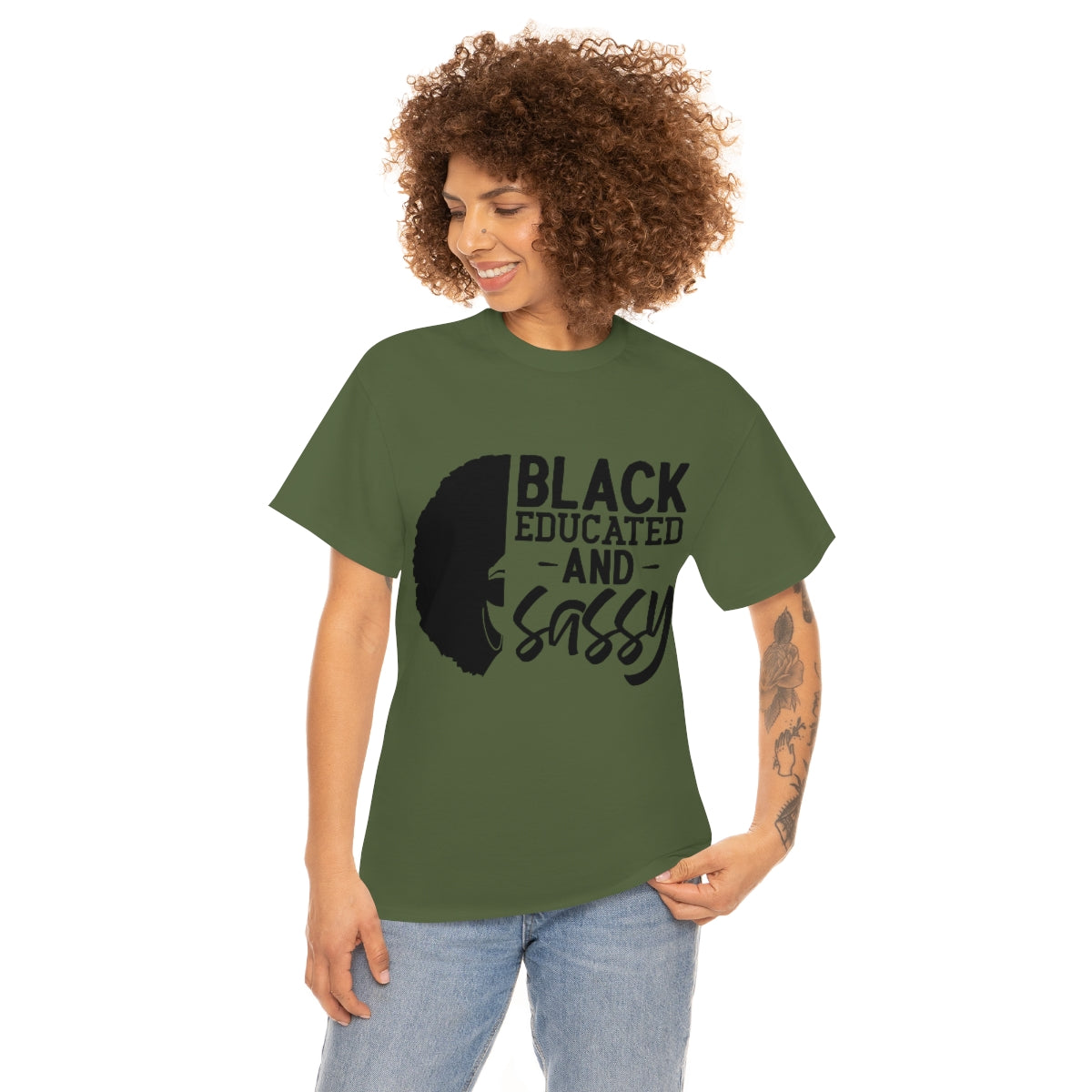 Black Educated and Sassy T-shirt, Black Educated and Sassy Tshirt Gift