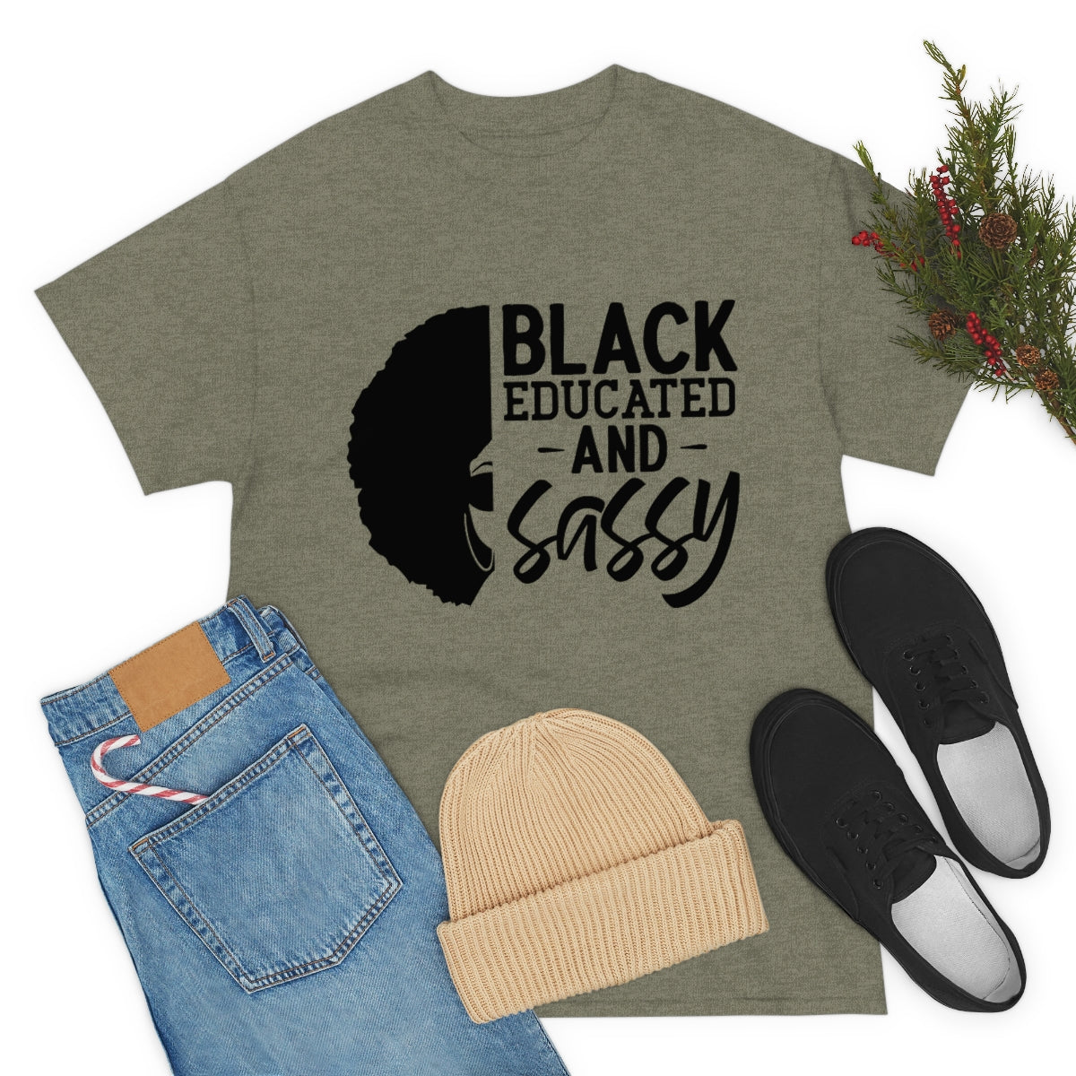 Black Educated and Sassy T-shirt, Black Educated and Sassy Tshirt Gift