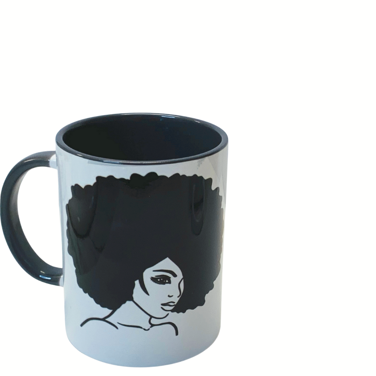 Two-Tone AFro Mug- 15 oz