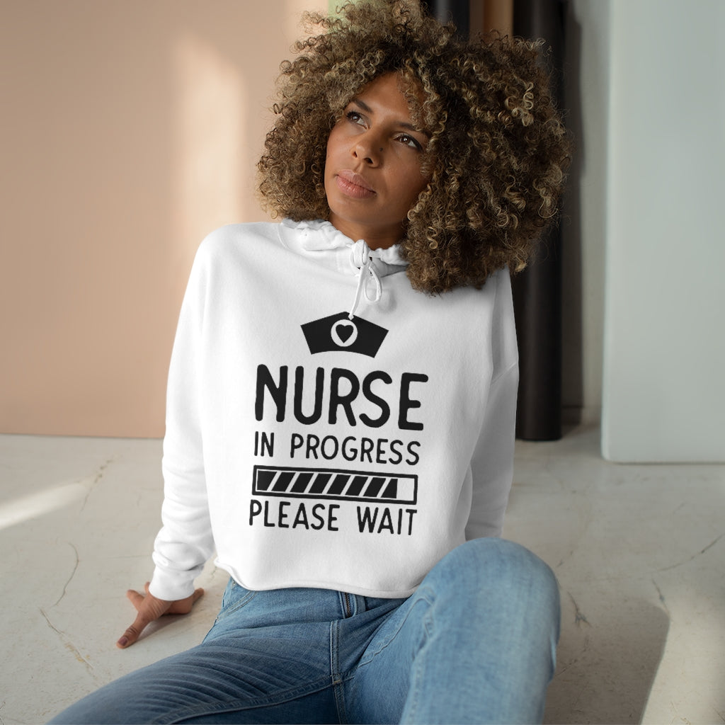 Student Nurse Crop Hoodie