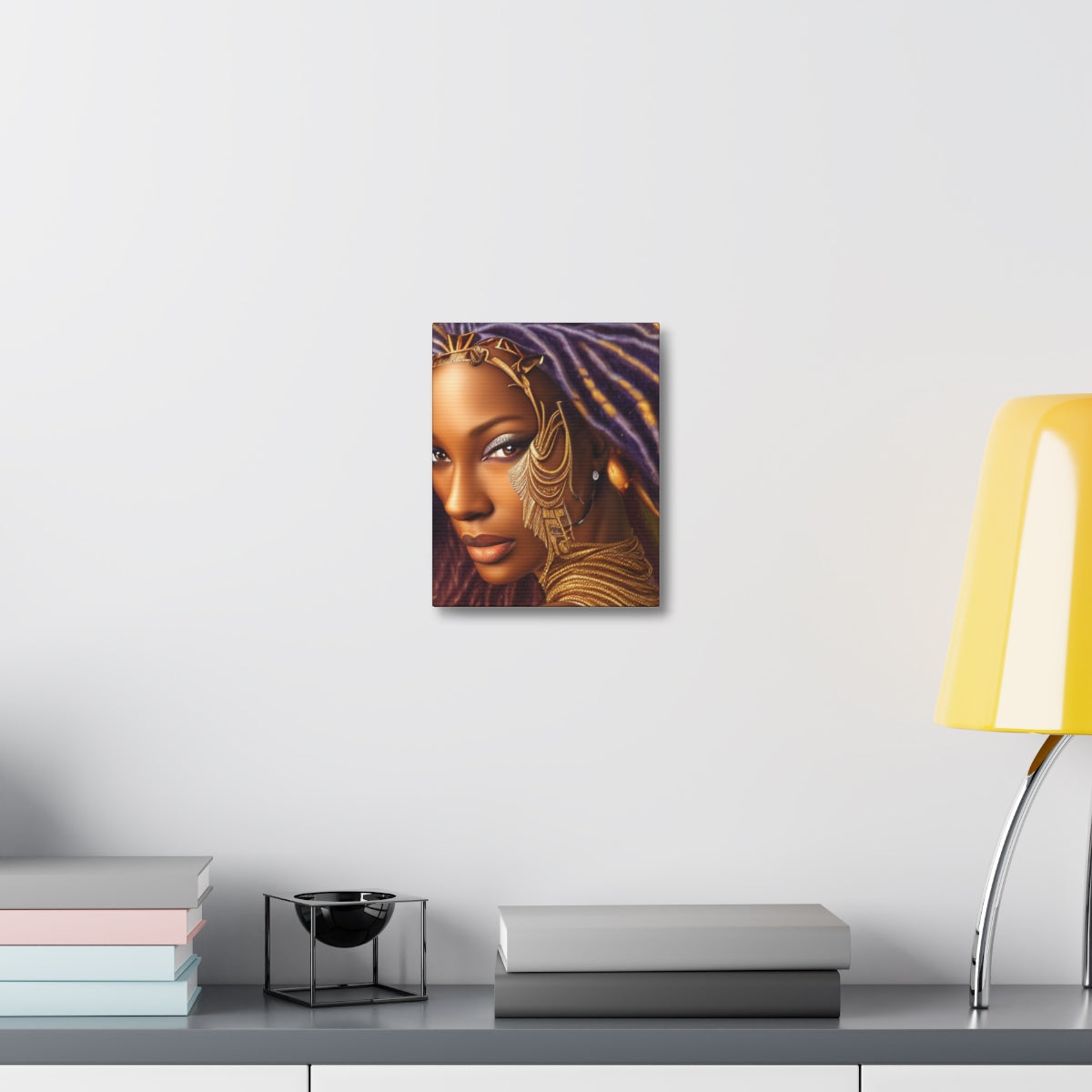 Warrior Princess on Stretched Canvas